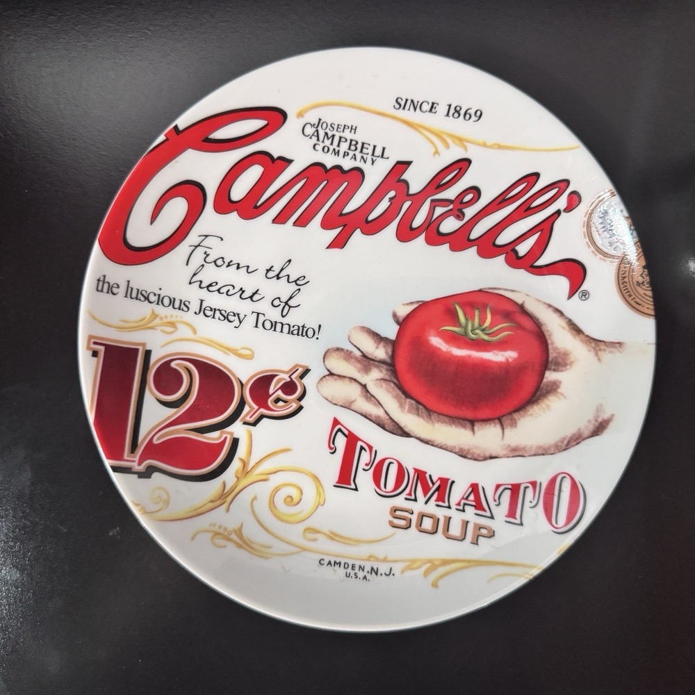 Campbell Soup‎ Mug And Plate Grilled Cheese Vintage Classic Winter - Picture 4 of 13